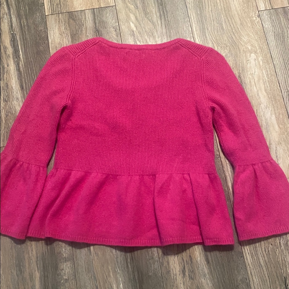 Express Vibrant Pink Knit Sweater - Picture 4 of 6